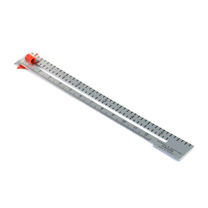 Sge Geight Ruler SEAM GAUGE RULER WITH SLIDING, SGR-102 - Meta Precision Industry Co., Ltd.
