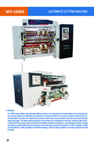 AUTOMATIC SLITTING MACHINE, MTC-1350FQ