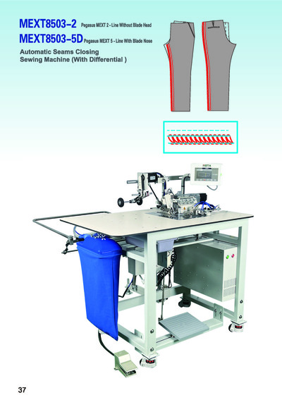 Automatic Seams Closing  Sewing Machine (With Differential), MEXT8503-2 & MEXT8503-5D