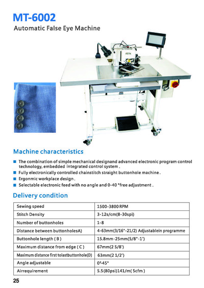 Automatic False Eye Machine, MT-6002